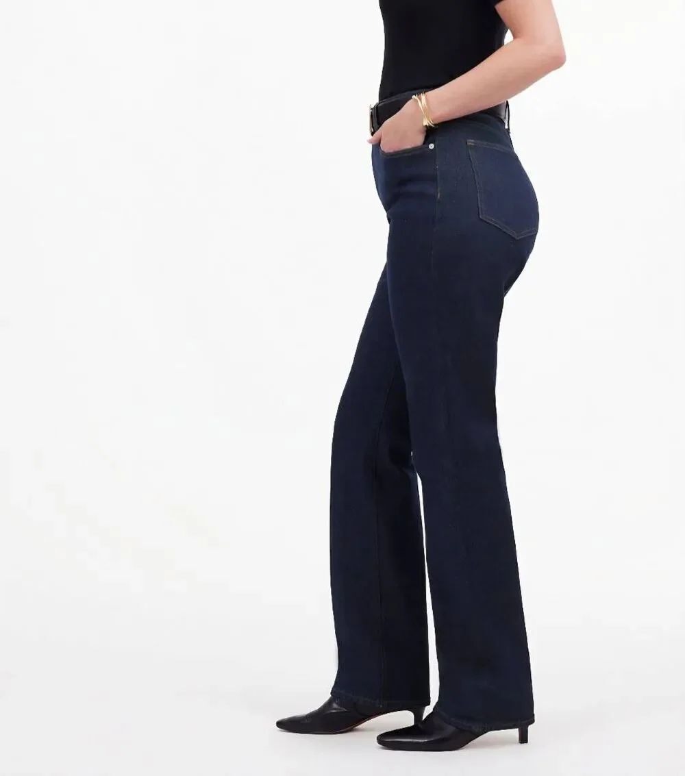 NWT Madewell Jeans Women's 25 Blue Curvy 90s Straight Vintage Comfort Stretch